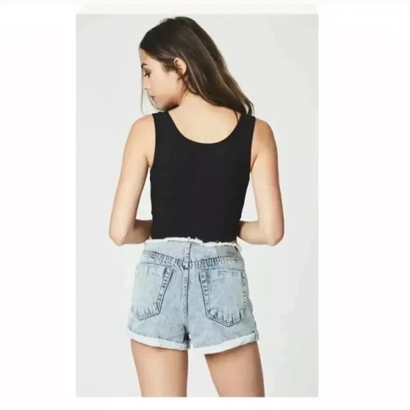 Carmar LF Distress Jean Denim Fold Cuff Shorts - Picture 8 of 8